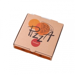 Caja de pizza de buena calidad con logotipo personalizado con impresión personalizada