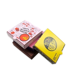 Recycled corrugated cheap delivery packaging pizza box