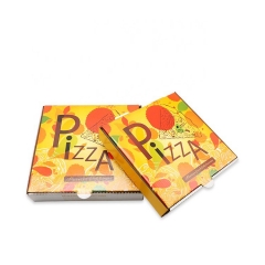 Precio de fábrica Caja de pizza rectangular personalizada corrugada