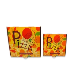7 Zoll bedruckter Pizzakarton Pizzakarton gewellt