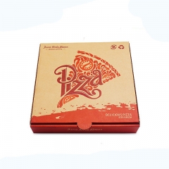 Custom Pizza Box Design Template/Corrugated Pizza Box