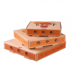 Logotipo personalizado caixa de pizza de boa qualidade com impresso personalizada