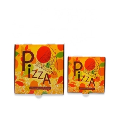 Многоразовая коробка для пиццы из гофрированной крафт-бумаги с печатью на заказ