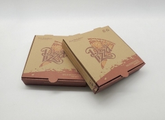 12-дюймовая коробка для пиццы, 100% экологически чистая, напечатанная на заказ коробка для пиццы
