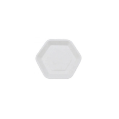 Hexagonal Finger Food Cake Sugarcane Plate