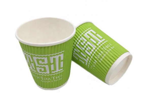 double wall disposable coffee cup