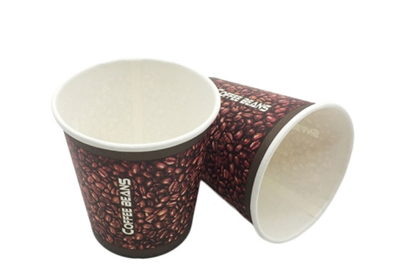 printed disposable coffee cups
