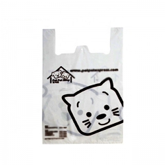 Fully custom logo biodegradable plastic shopping bags