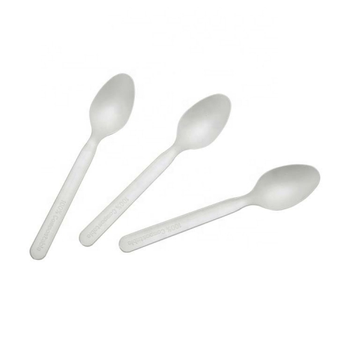 China Factory Disposable Compostable PLA Ice Cream Spoon