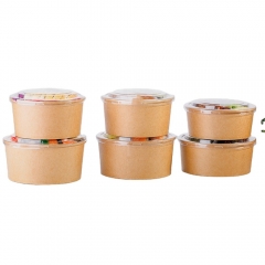 food grade Salad Container Take Away Soup Paper Bowl