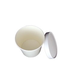 32 oz Recyclable High Quality Large Paper Soup Cup With Lid