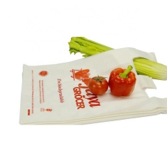 100% Compostable eco friendly carry biodegradable plastic bag