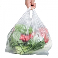 Bolsas de compras de logotipo personalizado de almidón de maíz compostable ecológico