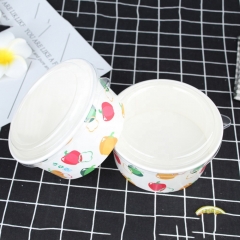 1200ML Biodegradable Paper Salad Bowl