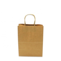 High Quality Kraft Paper Food Bag With Handle