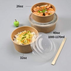 Kraft Take Away Paper Bowl 500ml