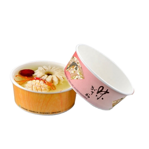 Disposable Hot Soup White Paper Bowl/Paper Food Container Bowl