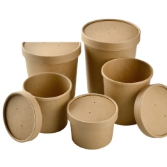 Food Use Kraft Soup Cup Ramen Bowl WIth Lids