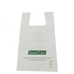 Sac à provisions avec logo Curtom en gros sacs d'emballage compostables imprimés sur mesure