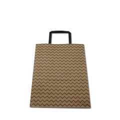 High Quality Kraft Paper Food Bag With Handle