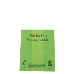 Eco friendly compostable biodegradable supermarket thank you shopping recyclable plastic t shirt bags