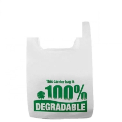 Bolso biodegradable del PLA biodegradable compostable de Hefei para el mercado de los EE. UU.