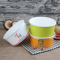 750ml Hot Food Paper Bowl Disposable Salad Bowl