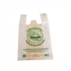 Sac biodégradable biodégradable compostable de PLA de Hefei pour le marché des Etats-Unis