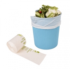 Eco friendly compostable biodegradable supermarket thank you shopping recyclable plastic t shirt bags