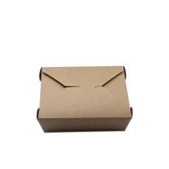 Individuell bedruckte Lebensmittelverpackungsbox aus Kraftpapier