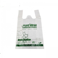 Bolso biodegradable del PLA biodegradable compostable de Hefei para el mercado de los EE. UU.