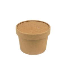 Hot Sales Kraft Paper Soup Cup Container for Hot Soup