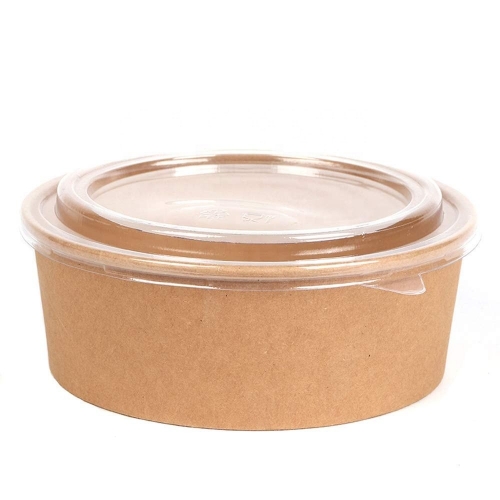 Disposable Salad Paper Container/Insulated Food Bowl