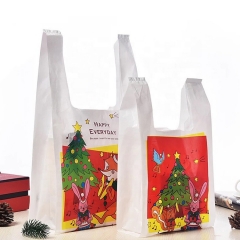 도매 퇴비화 PLA 쇼핑백 100% 생분해성 비닐 봉투
