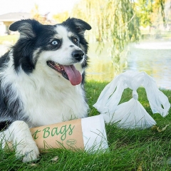 Sacola de compras de plástico biodegradável degradável impressa e personalizada