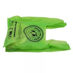 Saco de compras PLA Compostável por atacado Sacos compostáveis ​​100% biodegradáveis