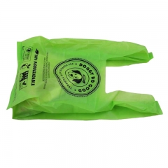 Bolsa de compras de PLA abonable al por mayor 100% bolsas compostables biodegradables