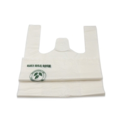 Popular custom printed corn starch biodegradable bag for shopping