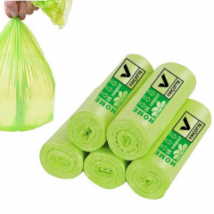 Precio al por mayor bolsa de basura de almidón de maíz bolsa de envío de almidón de maíz compostable
