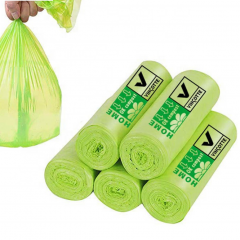 Sac poubelle en fécule de mas prix de gros Sac d'expédition en fécule de mas compostable