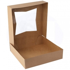 Caixa de papel descartável para comida personalizada para almo