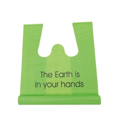 Vente en gros de sacs d'amidon de mas compostables 100% PLA pour supermarché