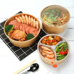 Takeaway Kraft Hot Food Paper Bowl