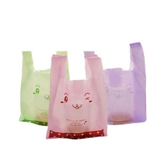 Venda popular de lixo plástico biodegradável sacos de compras sacos de lixo em rolo