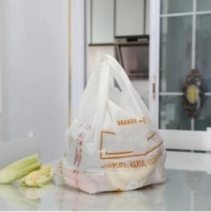 Casa sustentável carregue PLA carregue sacola de compras de plástico biodegradável