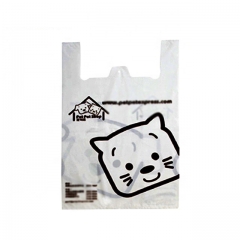 Fornecedor chinês sacolas compostáveis ​​PLA biodegradáveis ​​sacolas de compras com logotipos