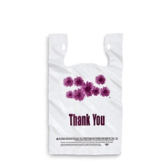 Umweltfreundliche kompostierbare Maisstrke-Einkaufstaschen mit individuellem Logo