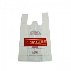 China biodegradable compostable cornstarch logo shopping bags