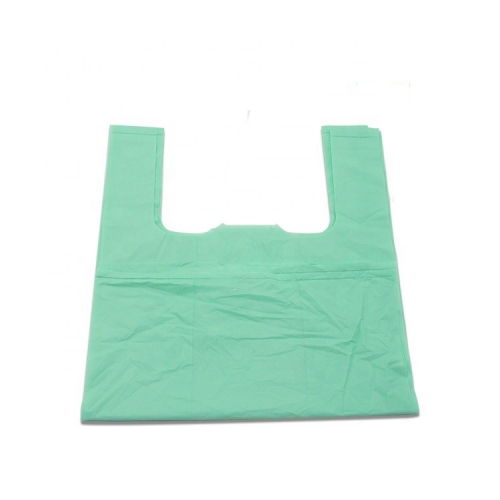 Compostable custom logo biodegradable shopping bags with logo