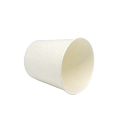 Cubo blanco impreso logotipo de encargo del papel de Kraft para la sopa caliente con la tapa